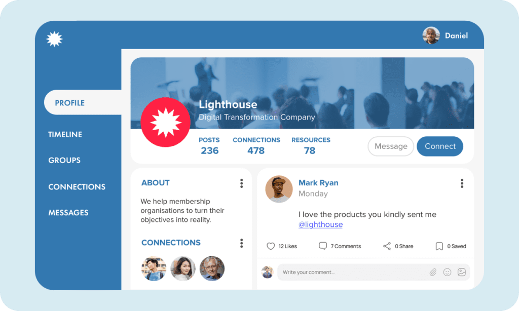 Engage Members with an Online Community