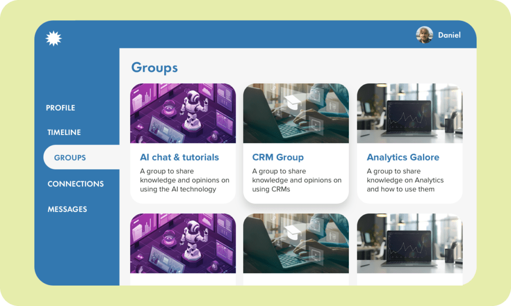 Network using Online Communities